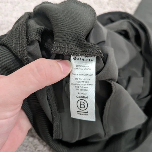 Athleta Brooklyn Ankle Pants mountain olive green size 4 - Picture 8 of 12